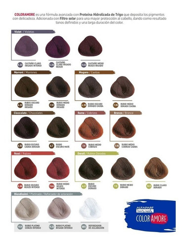 Tinte Alfaparf Profesional Color Amore 90 Ml + Peroxido Tono 5.22