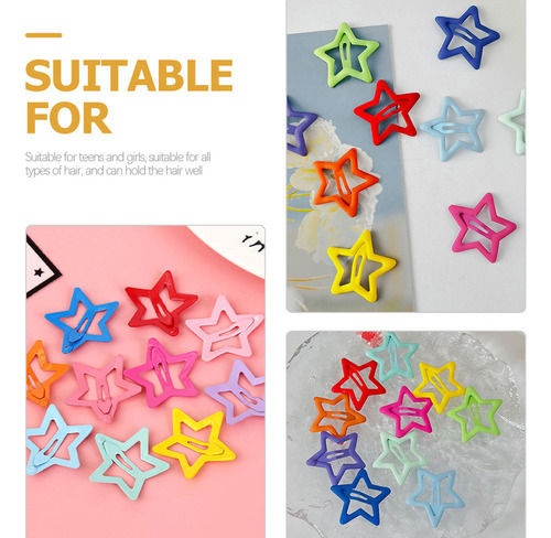20 Broches Con Forma De Estrella En Forma De Pentagrama Para