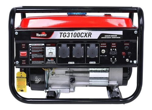 Imagem 2 de 3 de Gerador portátil Toyama TG3100CXR-Bivolt 3.1 kW monofásico com tecnologia AVR 115V/230V