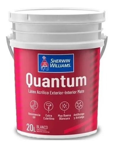 Pintura Blanca Latex Interior Exterior Sherwin Williams 20l