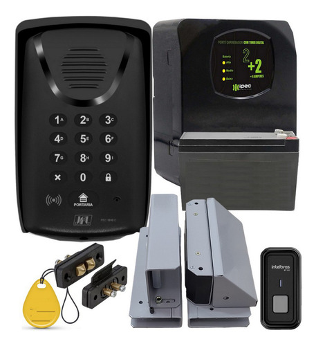 Porteiro Celular 4g Pec 1310 C Jfl C/ Eletroimã Porta Vidro