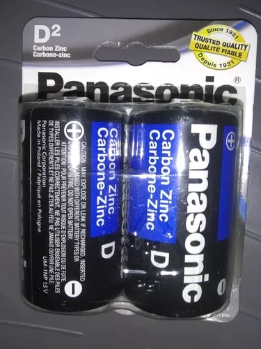 Panasonic Pila de Carbón Grande tipo D