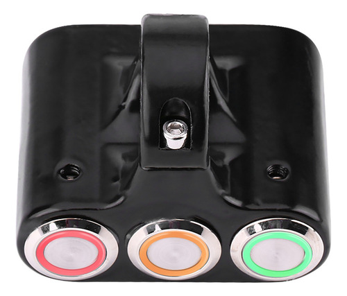 Mc1 Interruptor De Luz Led Antiniebla Freno Manillar Moto