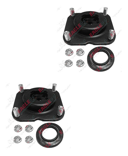 Kit 2 Bases Para Amortiguador Del Protege 2.0l 4 Cil 99/03