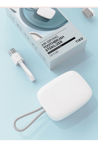 Esterilizador De Cepillo De Dientes Portátil Recargable Uv
