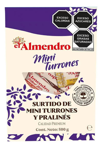 Surtido De Mini Turrones Y Pralines El Almendro 500g