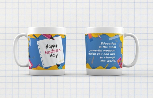 Imagen 2 de 7 de Taza Regalo Día Del Maestro - Español E Inglés