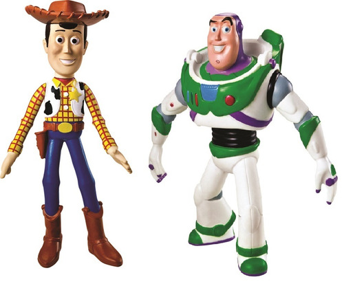 Bonecos Woody E Buzz Toy Story Kit Original Lider Brinquedos