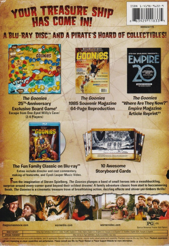 The Goonies 25 Aniversario Collectors Edition Blu-ray