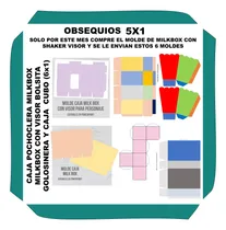 Comprar Kit Imprimible Molde Caja Milk Box Shaker Visor (editable)