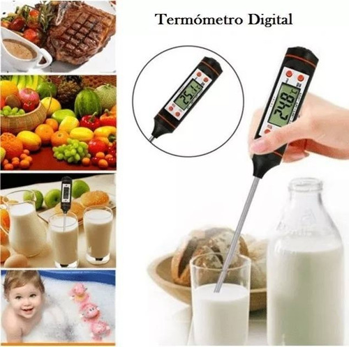 Termómetro Digital Para Cocina Alimento Comida Bebida Carne 