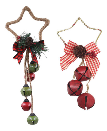 Adorno Colgante Para De Navidad Longitud 19,5 Cm 32 Cm 2x