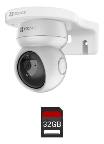 Ezviz C6n 1080 Wifi Seguimiento 360 + Soporte + Memoria 32g