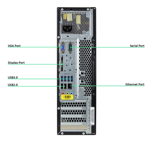 Imagem 8 de 8 de Cpu Lenovo M92 Core I3 3ªg 4gb Ssd 120gb + Monitor 17