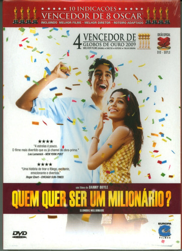 Quem Quer Ser Um Milionário? - Dvd Duplo - Dev Patel