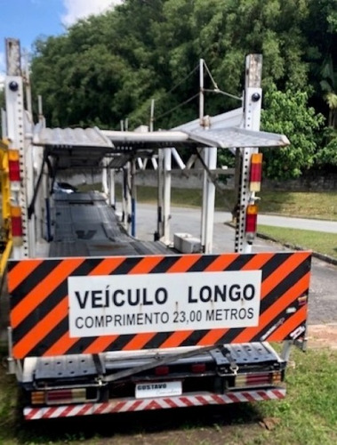 Cegonha Três Eixos Srta 2 Robo-cop 99/99 Branca C/pneus