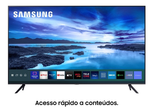 Imagem 6 de 10 de Smart Tv 43 Samsung 43au7700 Uhd Crystal 4k Alexa Built In