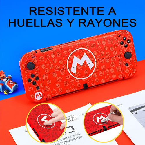 Funda Protectora Papa Nintendo Switch 2 Case Mario + Mica