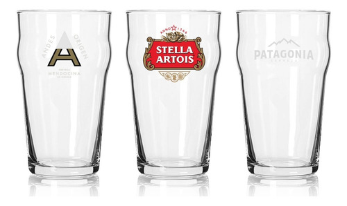 Vaso Cerveza Logos Marcas Pinta Stout 450 Ml D+m Bazar