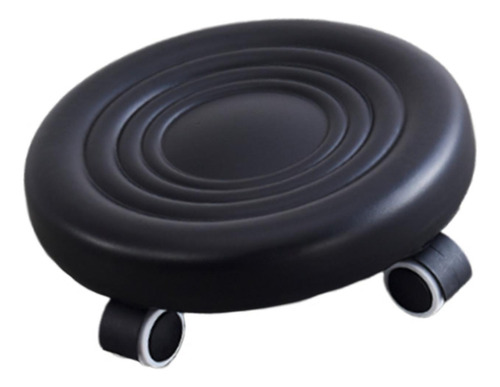 Reposapiés De Heces Giratorias Con Con Un Asiento Negro