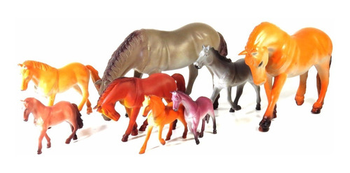 Miniatura Brinquedo Animais Série Cavalos Selvagens