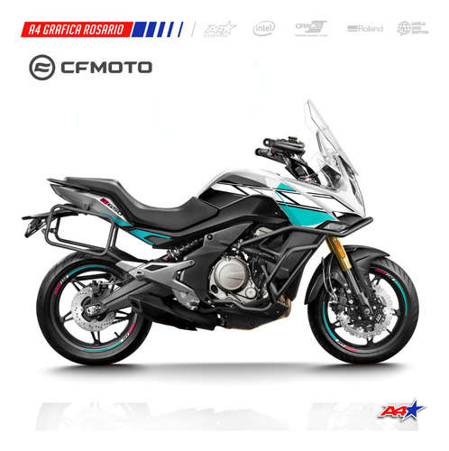 Calcos Cfmoto Mt650 Mt 650 Diseño Tracer 650mt