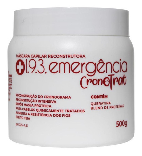 Máscara Emergencia Cronotrat Qatar Hair Original 500gr