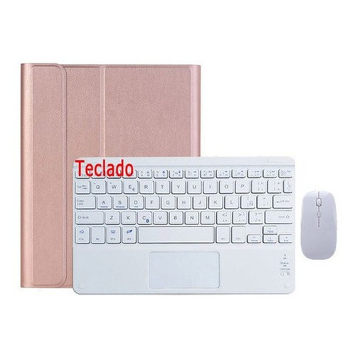 Funda Con Teclado Mouse Ñ Para Samsung Galaxy Tab A Sm-p200