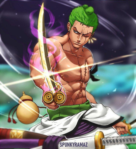 Katana Espada Anime One Piece Yama Enma Roronoa Wado Aço