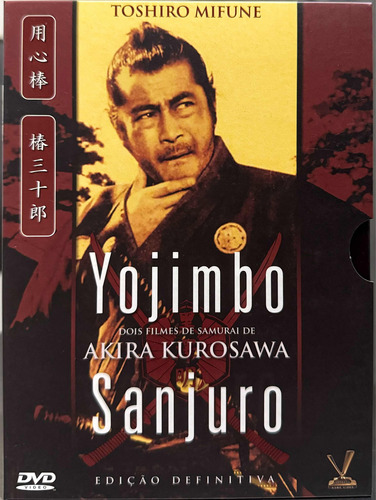 Dvd Yojimbo Sanjuro - Akira Kurosawa - 2 Filmes - Digipak