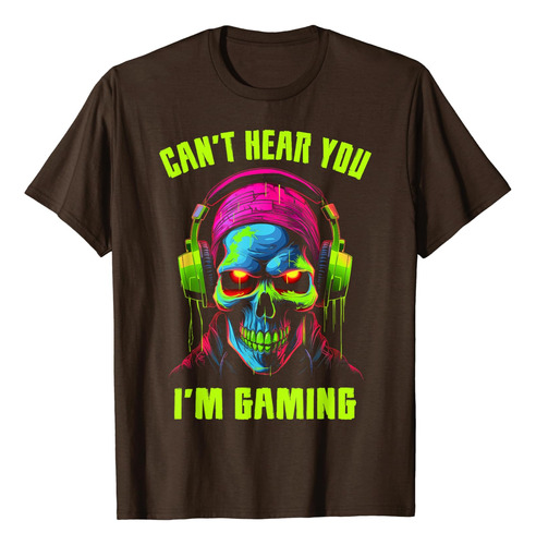 Camiseta Sin Miedo Gamer, Playera Inmersión Total En Juegos