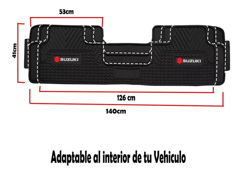 Imagen 4 de 5 de Pisos Auto Camioneta Jebe Pvc Suzuki Celerio, Jimny, Vitara