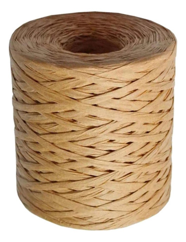 Rollo De Cinta De Papel Rafia 3 Piezas Natural Para Tejer