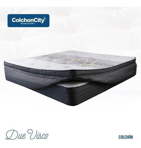 Imagen 1 de 6 de Colchón De Resortes Hotelero C/memory Foam 45 Cm De Alto!!!