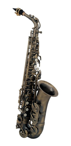 Roy Benson As-202a Saxofon Alto Eb Laqueado Antiguo Agudo F#