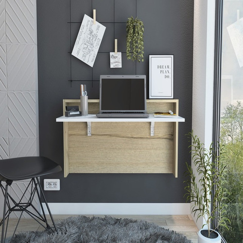 Escritorio Flotante London Color Blanco RTA Muebles EDB 6262