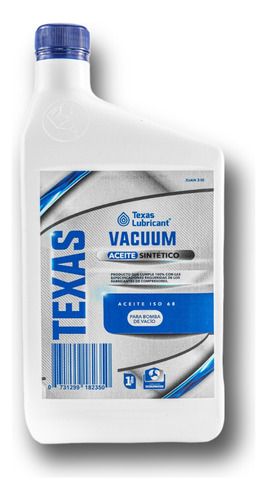 Aceite Para Bombas De Vacio Texas Lubricant® 1000ml