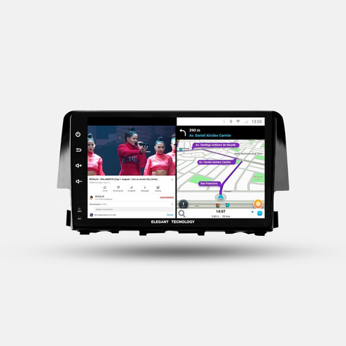 Autoradio Android 11 Honda Civic 2018 2+32gb 8core Qled