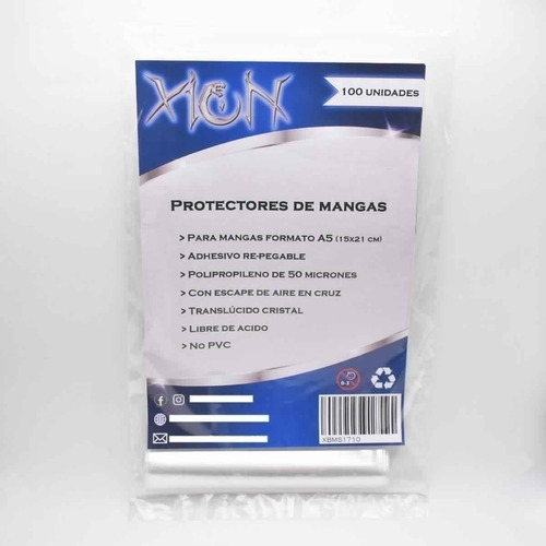 Manga Bag - Protector De Mangas A5 X100 - Xion Store