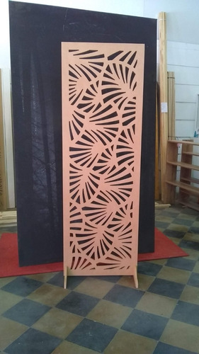 Imagen 8 de 9 de Divisor De Ambientes Panel Calado 60 Cm X 1,80 M Mdf 15 Mm