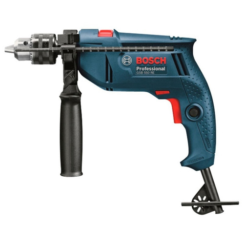 Taladro C/percutor 1/2 550w. Bosch Gsb550re
