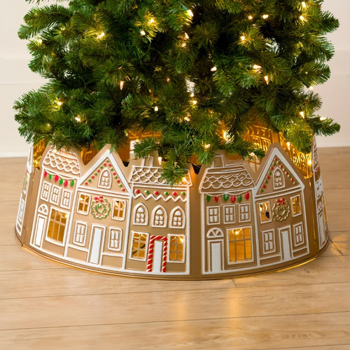 1 Base De Decoração De Árvore De Natal De 26 Polegadas Com