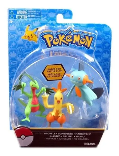 Pokemon Pack X3 Figuras Original