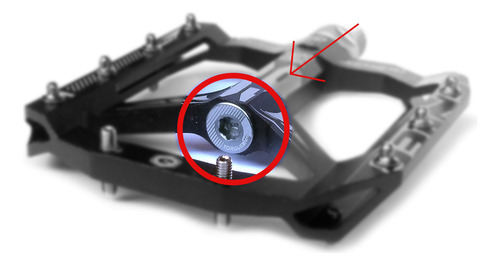 Tapa Cubierta Eje Pedal Bicicleta Enlee Sixsixone Ansjs Negro
