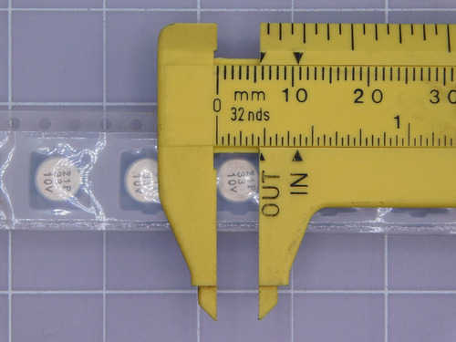 Lot Of 363 Nichicon Uup1a330mcr1gs Cap Smt Al 33uf 2 Ccs