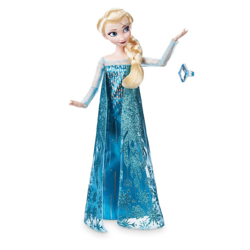 Muñeca Disney Clasica Elsa Con Anillo Original 30cm