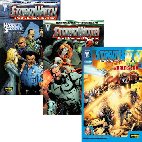 Stormwatch Post Human Division Completo Norma En Stock