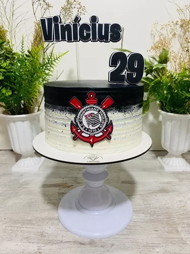 Topper, Mesversario, Topo De Bolo Personalizado Corinthians