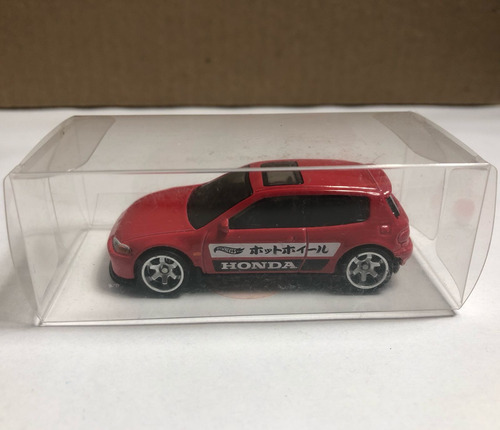 Hot Wheels Honda Civic Eg Custom (llantas De Goma) Rojo (Usado)