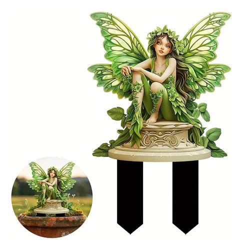 Estaca De Jardín De Hadas, Decoración De 2d, Regalo